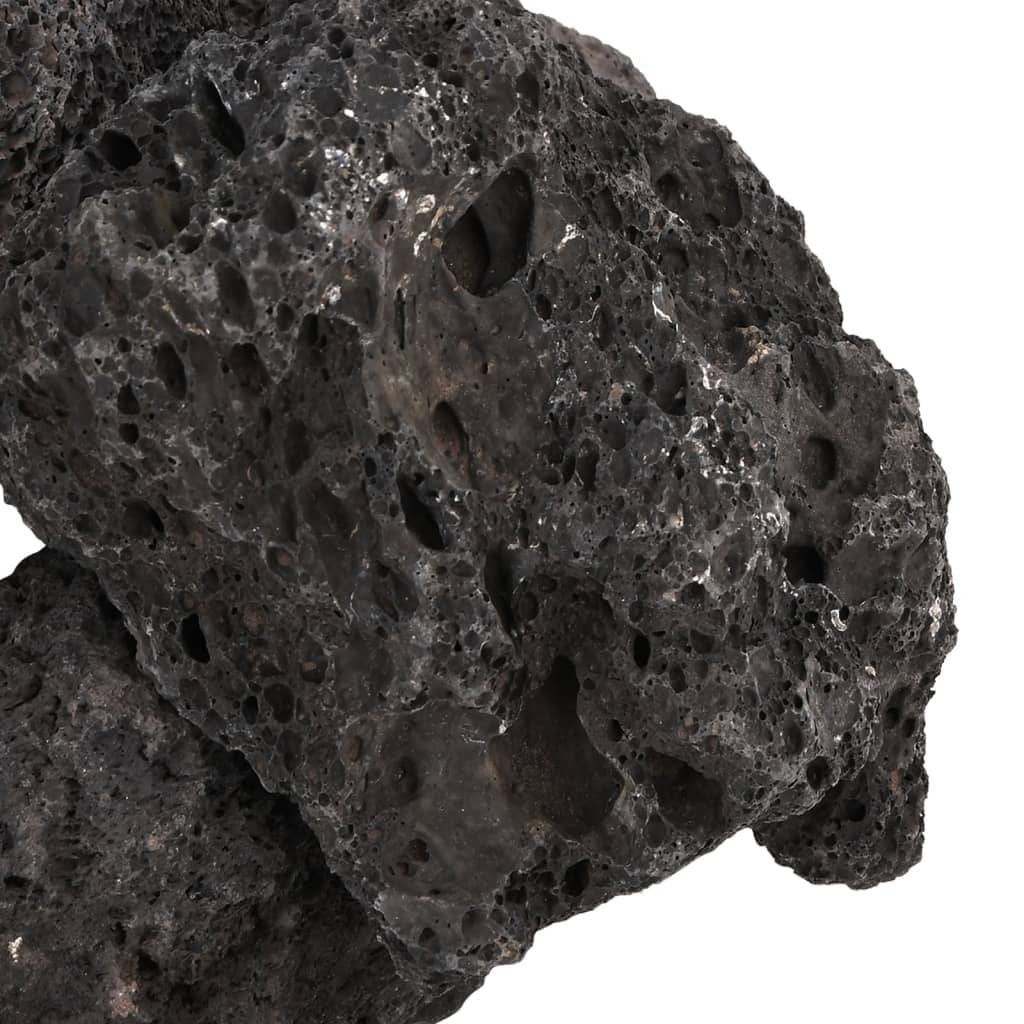 Grosses Roches Volcaniques pour Gabion et Rocaille 25 kg Noir 10-30 cm - ComfortXL Outdoor Living - Image 5