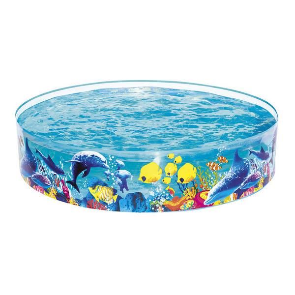 Bestway - Bestway Piscine Rigide Enfant PVC Marine 183x38 cm +2 Ans Jardin 55030 - Image 1