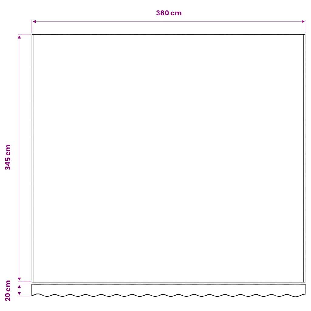Prolenta Premium - Auvent polyester jaune 380 x 345 cm - Prolenta premium p352.5 - Image 7