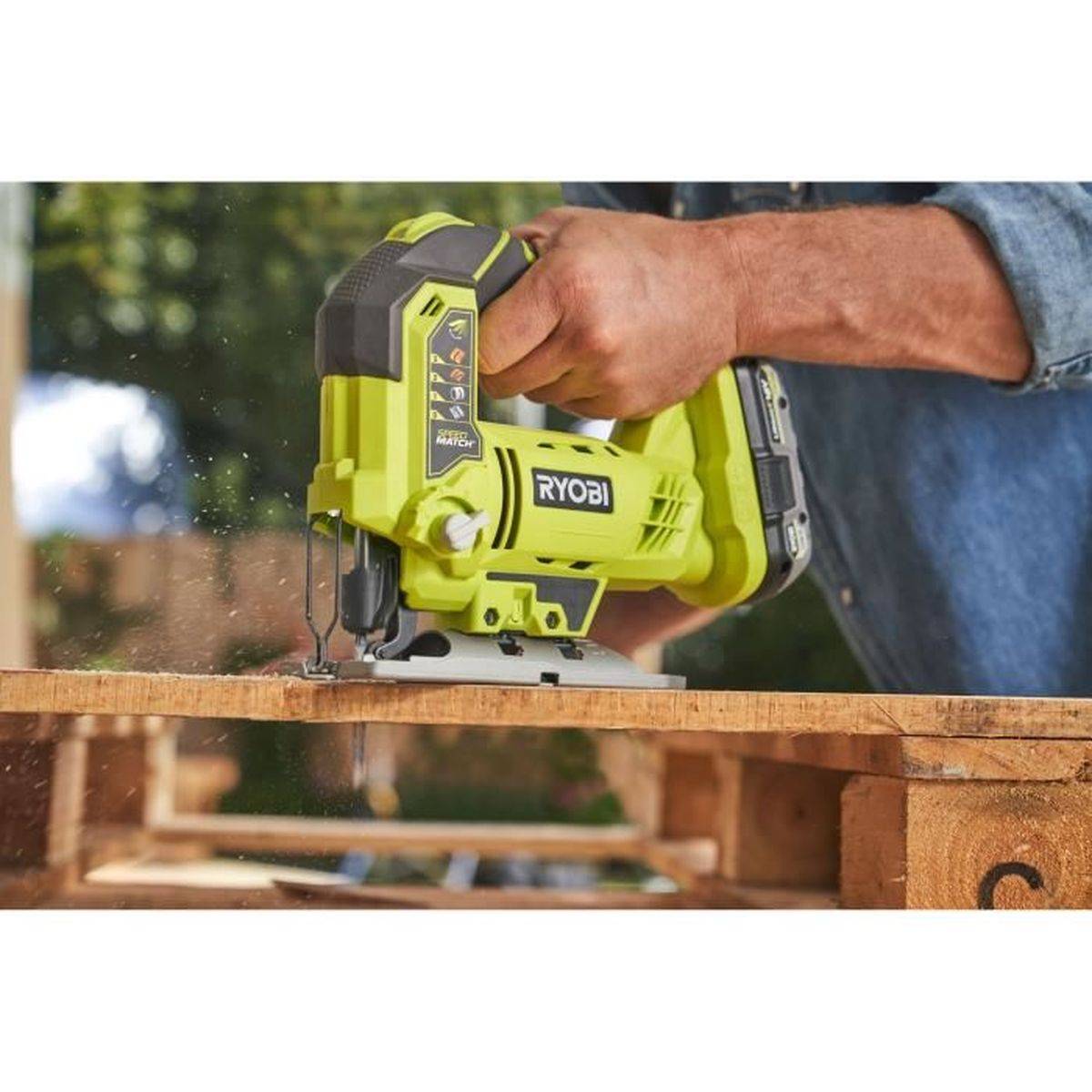 Combo 3 outils 18 V ONE+ sans fil: perceuse-visseuse, meuleuse 115 mm et scie sauteuse - RYOBI - Image 4