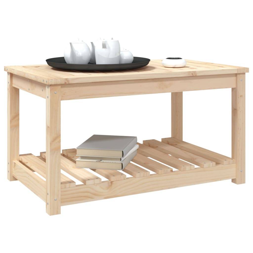 PANGIVO - Table de jardin bois massif pin 82,5 x 50,5 x 45 cm, Poids :19.89kg - PANGIVO - Image 4