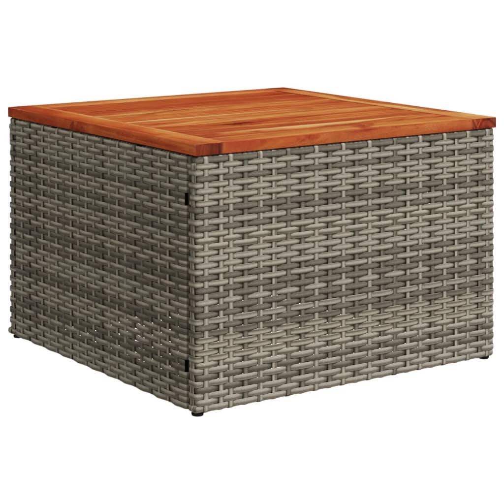 Vidaxl - Salon de jardin avec coussins 7 pcs gris résine tressée vidaXL 3224688 - Image 7