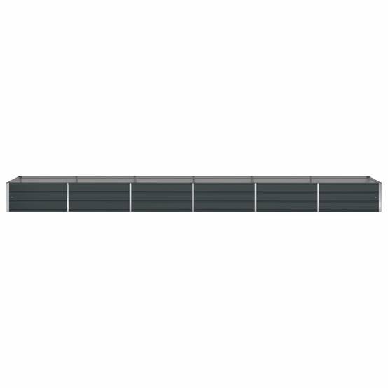 ComfortXL - Très Grand Carré Potager Acier Galvanisé 580x100x45 cm Anthracite - ComfortXL Outdoor Living - Image 5