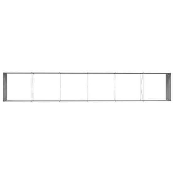ComfortXL - Très Grand Carré Potager Acier Galvanisé 580x100x45 cm Anthracite - ComfortXL Outdoor Living - Image 7