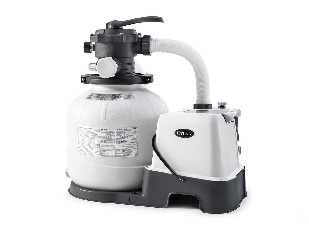 Combiné groupe de filtration à sable 6 m³/h + stérilisateur au sel QX2100 - Intex - Image 2