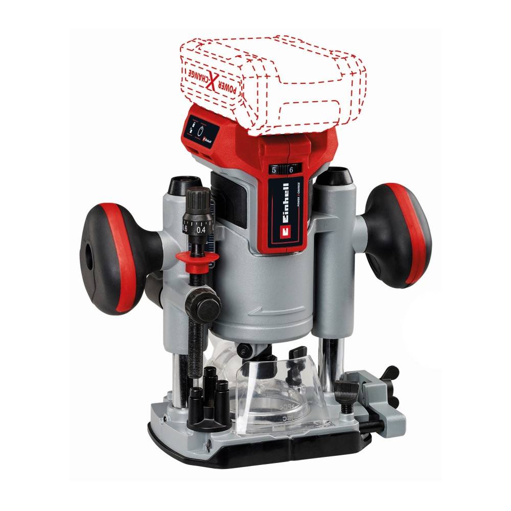 Einhell - Défonceuse sans fil TP-RO 18 Set Li BL - Solo + sac de rangement - sans batterie Einhell