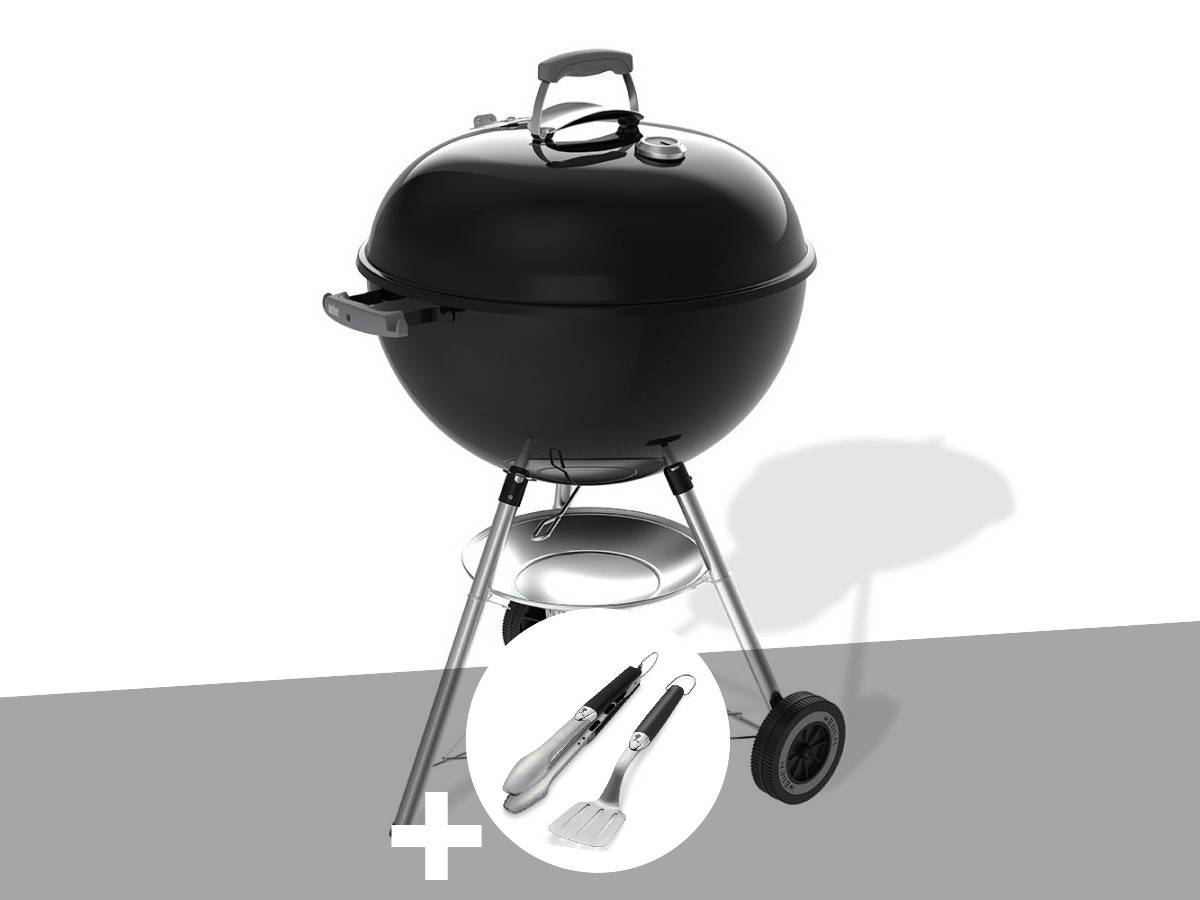 Weber - Barbecue à charbon Original Kettle 57 cm + Kit ustensiles Premium 2 pièces - Weber - Image 1