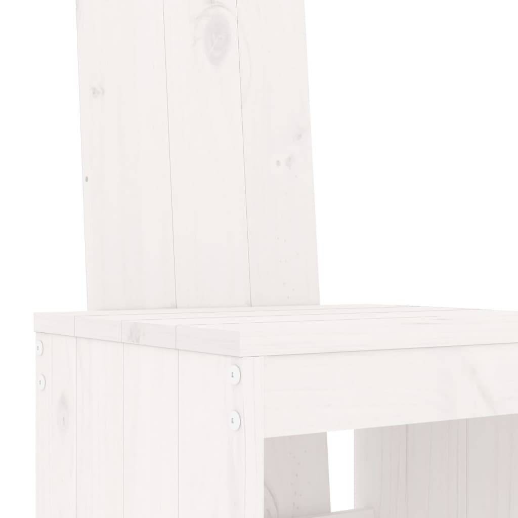 Prolenta Premium - Chaises de jardin bois blanc 40 x 42 x 120 cm - Prolenta premium p382.4 - Image 6