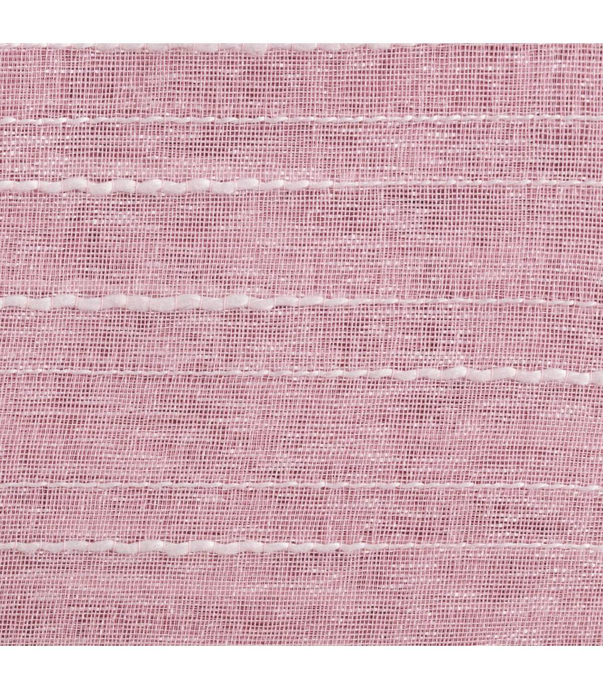 Voilage à œillets Rose texturé 140 x 240 cm - Image 3