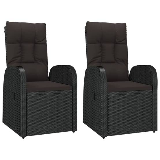 ComfortXL - Salon de Jardin 2 Personnes Résine Tressée Fauteuils Inclinables Table Basse – ComfortXL Outdoor Living - Image 4