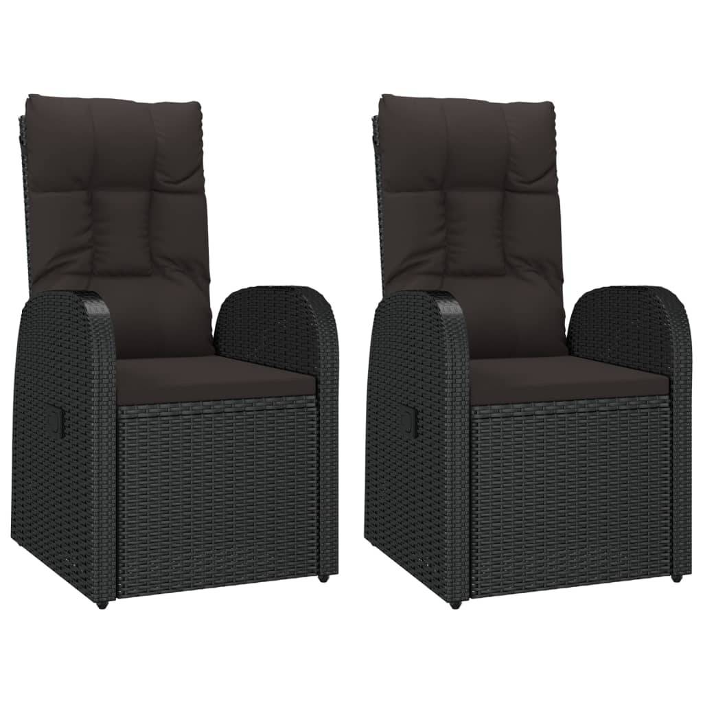 ComfortXL - Salon de Jardin 2 Personnes Résine Tressée Fauteuils Inclinables Table Basse – ComfortXL Outdoor Living - Image 4