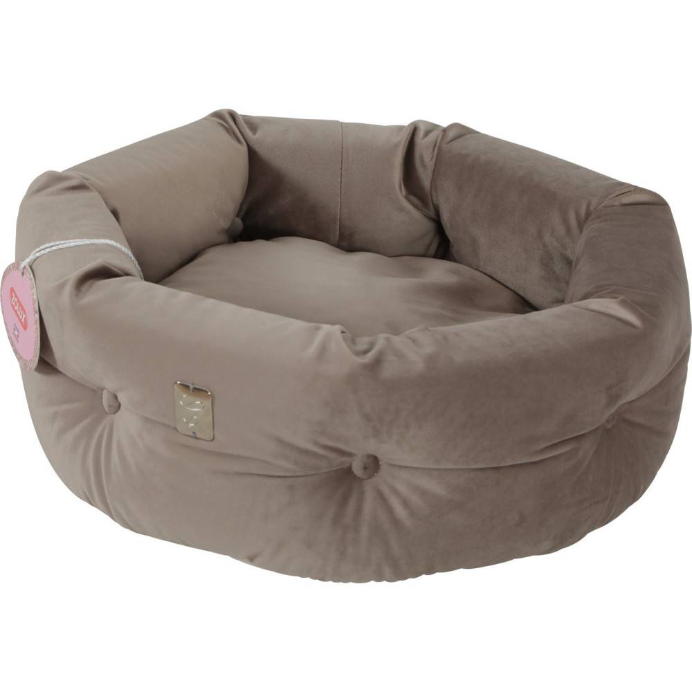 Zolux - Corbeille Chesterfield Chambord Taupe. ø 41 cm. pour chats. - Image 2