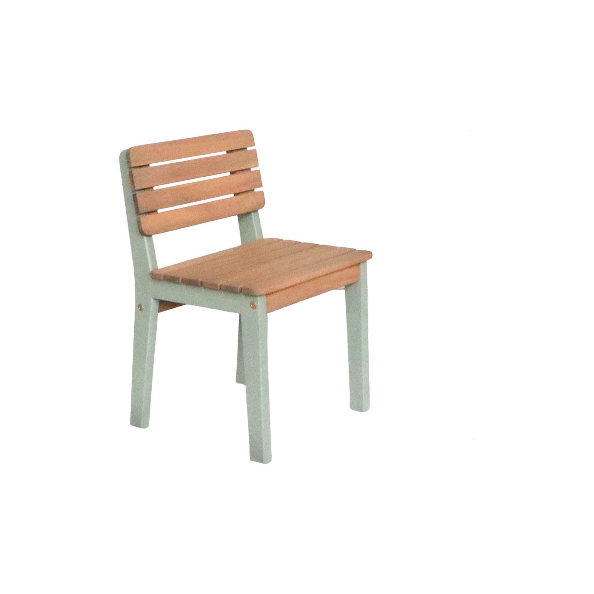 Table de jardin enfant intérieur/extérieur bois d'acacia + 2 assises vert de gris | sweeek - Image 7