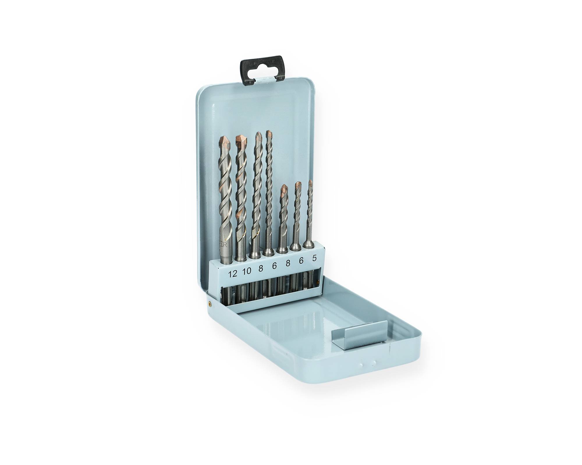 Coffret de 7 forets béton à deux taillants SDS Plus de 5 à 12mm - HANGER - 155699 - Image 1
