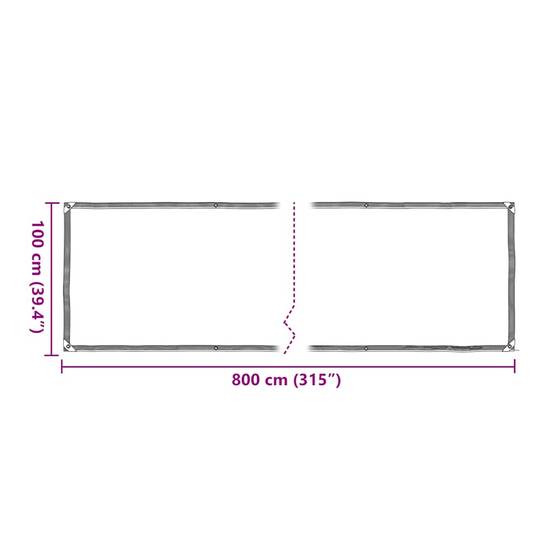 Vidaxl - Housse de protection plantes avec œillets 1x8 m polyéthylène vidaXL 3308698 - Image 3