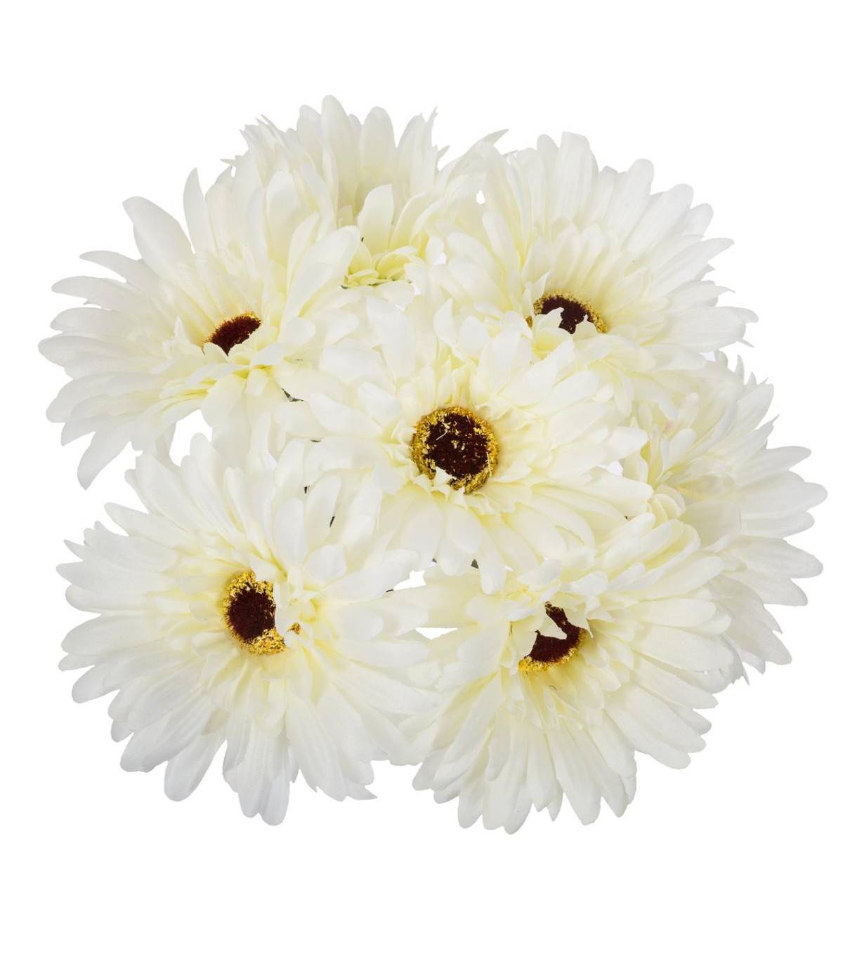 Bouquet de Fleurs artificielles 7 Gerberas D. 17 x H. 26 cm - Image 2