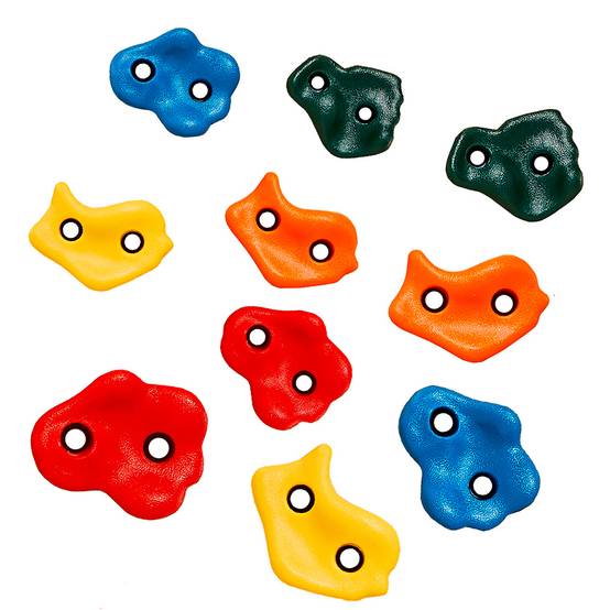 Kangui - 10 Pierres à grimper d'escalade pour structures de jeux - Fixations non incluses Kangui - Image 1