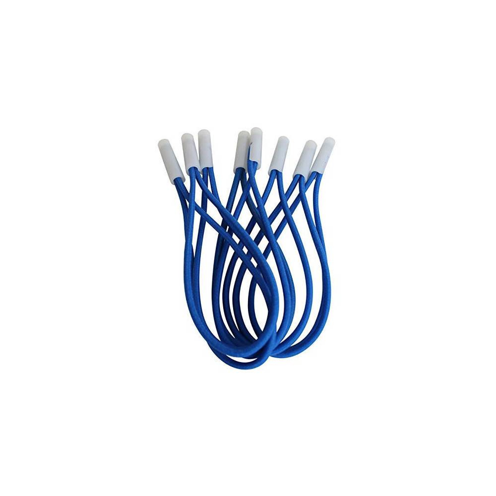 Lot de 10 Sandows bleu de 25 cm pour bâche piscine - Image 1