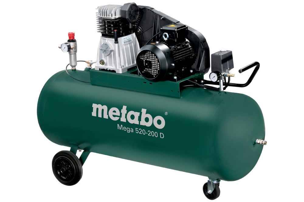 Metabo - Compresseur Mega 520-200 D - débit effectif 320 l/min