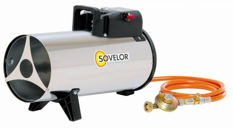Chauffage air pulsé portable gaz propane 16 KW | MG170 - Sovelor
