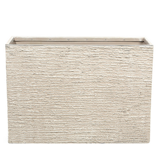 Cache-pot d'extérieur Fibre d'argile Beige clair EDESSA - Beliani