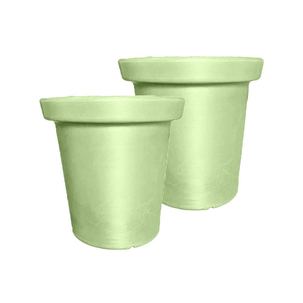 Plast'Up Rotomoulage - Pot de fleurs rond xxl delight 75l- lot de 2 - Image 1