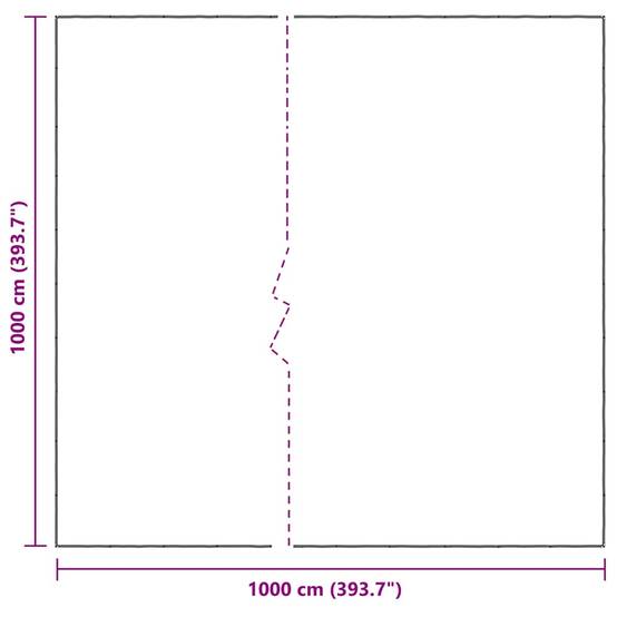 Bâche Carrée XXL Transparente en PE avec Œillets pour Couverture de Bâtiment 10x10 m – ComfortXL Outdoor Living - Image 7