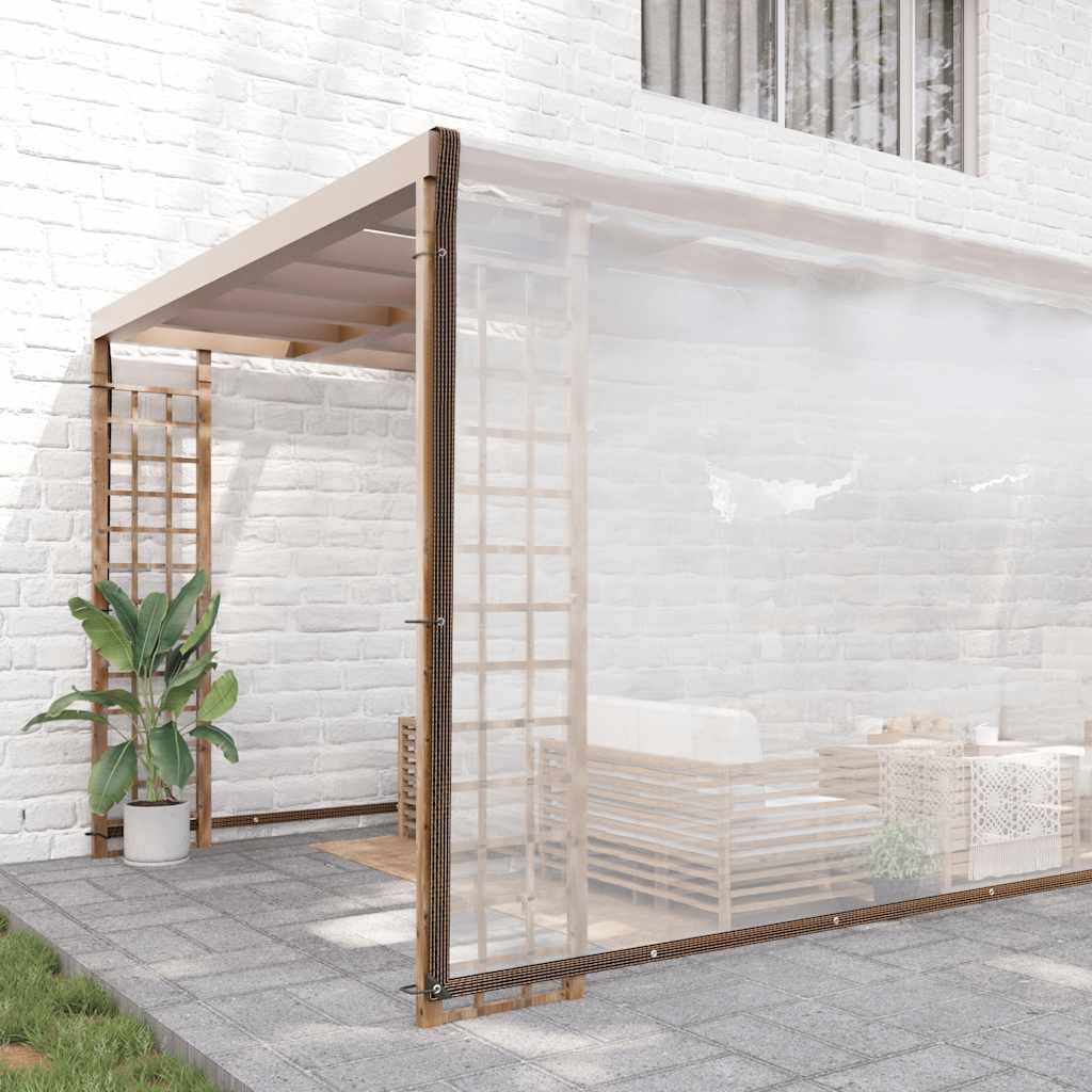 Bâche Carrée XXL Transparente en PE avec Œillets pour Couverture de Bâtiment 10x10 m – ComfortXL Outdoor Living - Image 1