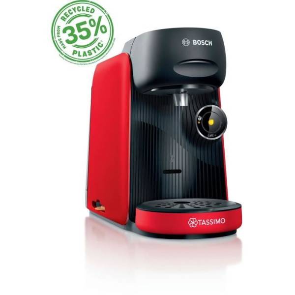 Bosch - Machine a Cafe  multi-boissons - BOSCH TASSIMO - TAS163E - T16 Finesse - 1400 W - 0,7 l - Rouge - Image 1