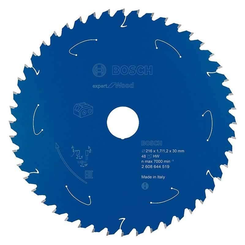 Bosch - Lame BOSCH 2608644519 Bois Ø 216 mm 48 dents pour Scie circulaire Bosch