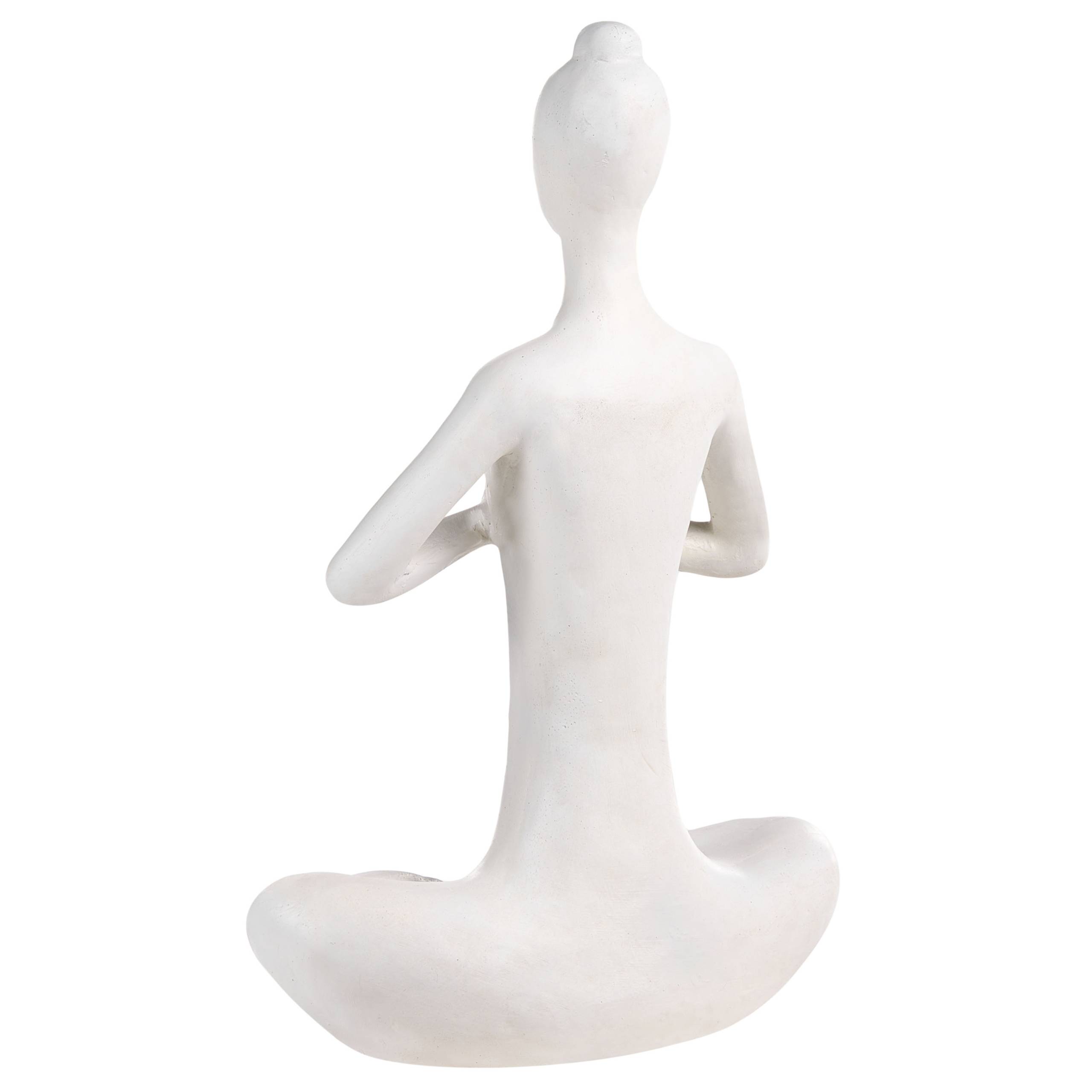 Beliani - Statue de jardin Oxyde de magnésium Blanc YOGHINA - 38x21x60- Beliani - Image 5