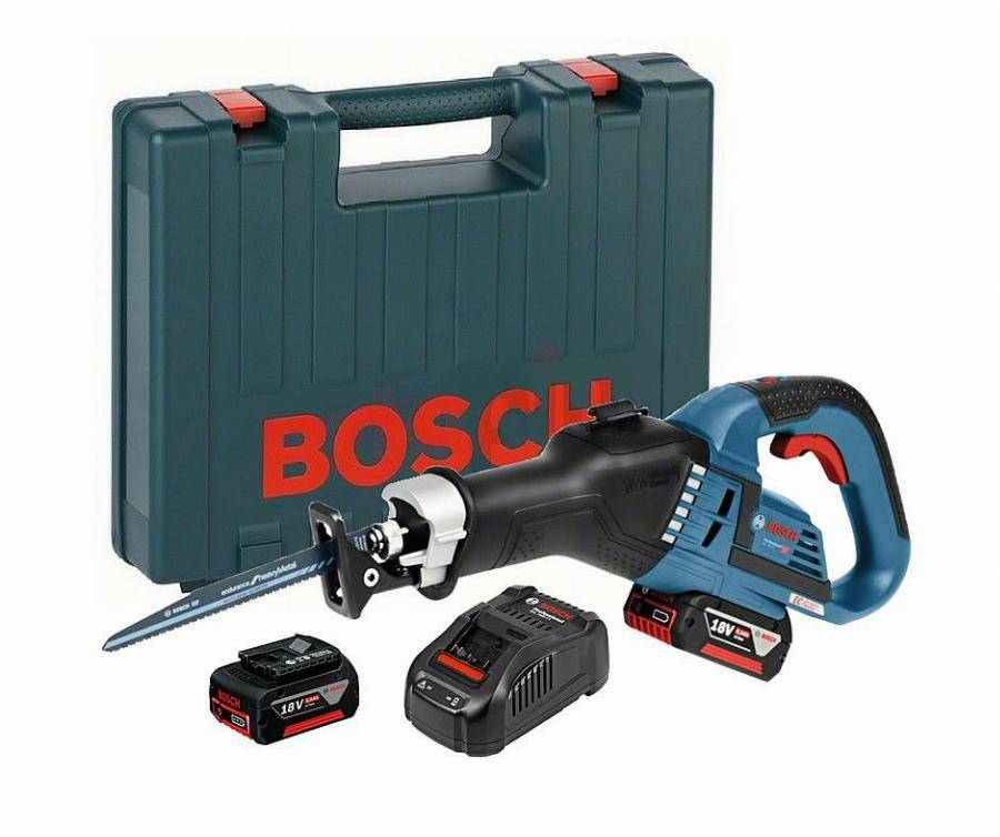 Bosch Professional - Scie sabre GSA 18V-32 BOSCH - 2 batteries Li-Ion 5Ah - 06016A8106 - Image 1