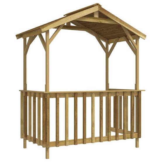 PANGIVO - Abri de barbecue bois de pin vert 163.5 x 93 x 210 cm - PANGIVO - Image 6