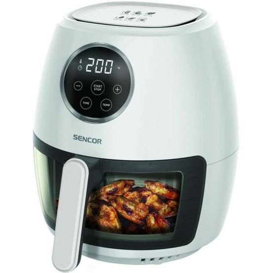 Friteuse à Air Sencor SFR 5340WH Blanc 1300 W 3,5 L - Image 5