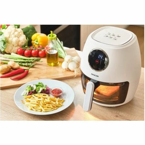 Friteuse à Air Sencor SFR 5340WH Blanc 1300 W 3,5 L - Image 6