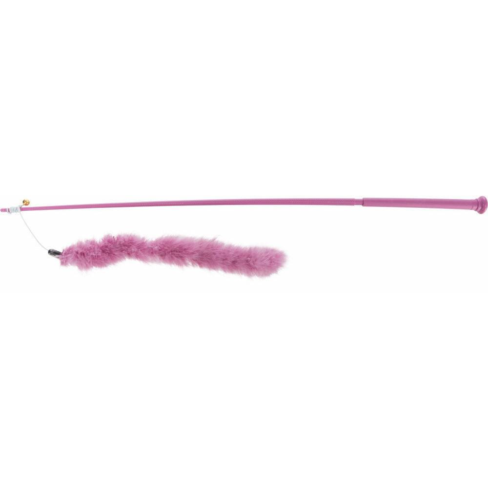 Trixie - Canne à pêche XXL avec boa de plumes, taille 65 cm pour chat. - Image 1