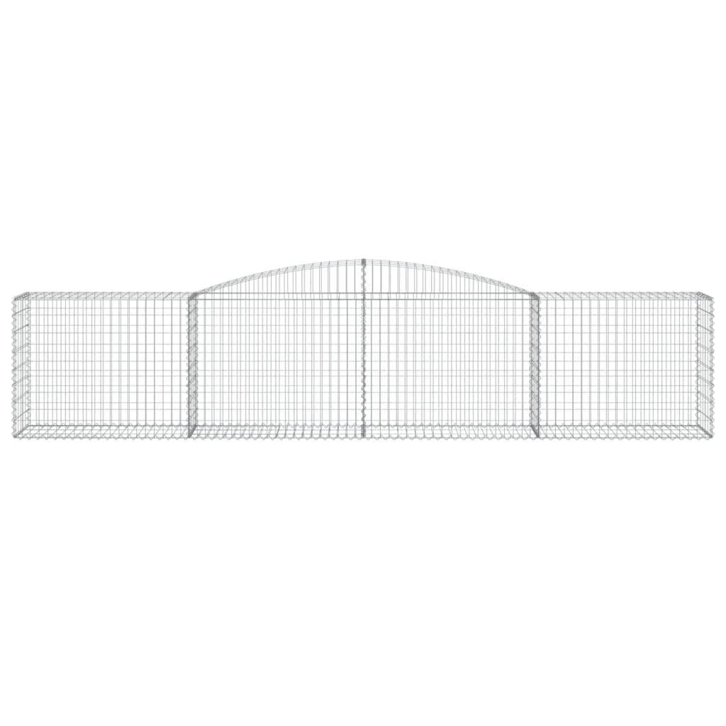 Vidaxl - Paniers à gabions arqués 15 pcs 400x50x80/100 cm Fer galvanisé vidaXL 3146992 - Image 5
