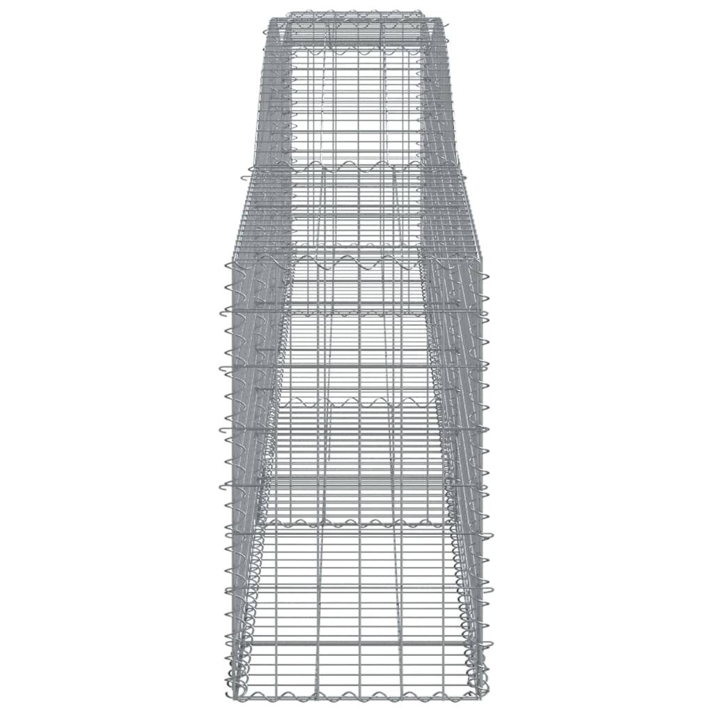 Vidaxl - Paniers à gabions arqués 15 pcs 400x50x80/100 cm Fer galvanisé vidaXL 3146992 - Image 6