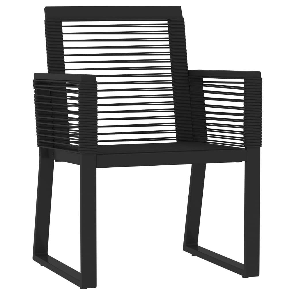 Grand Salon de Jardin 8P 200cm Rotin PVC et Acier Noir – ComfortXL Outdoor Living - Image 3