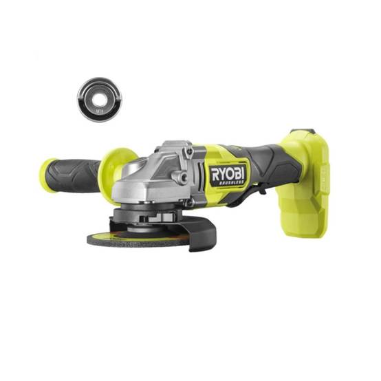 Ryobi - Pack RYOBI - Meuleuse d'angle brushless RAG18BL-0 - 18V One+ - sans batterie ni chargeur - Ecrou Easyfix pour meuleuse d'angle RAKEF - M14 - Image 7