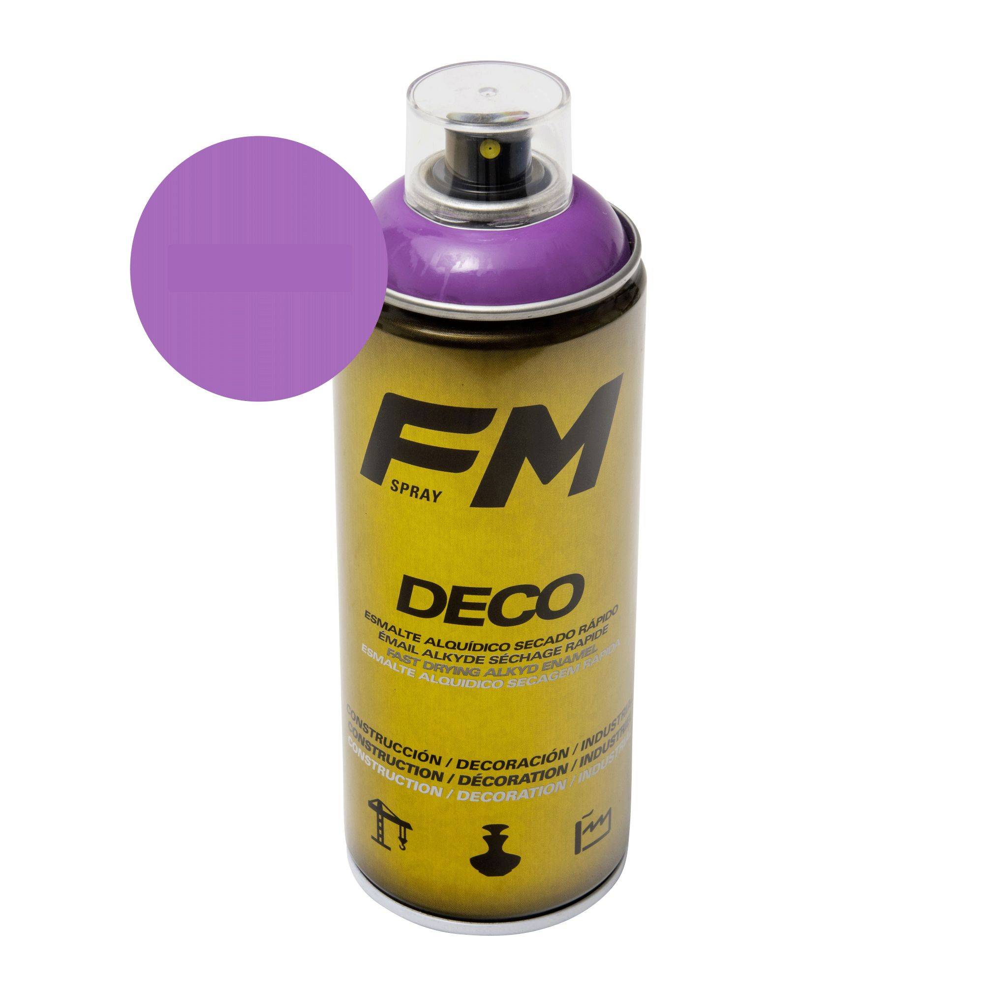 Bombe de peinture violet 400ml - Violet sécu - RAL 4008 - Image 1