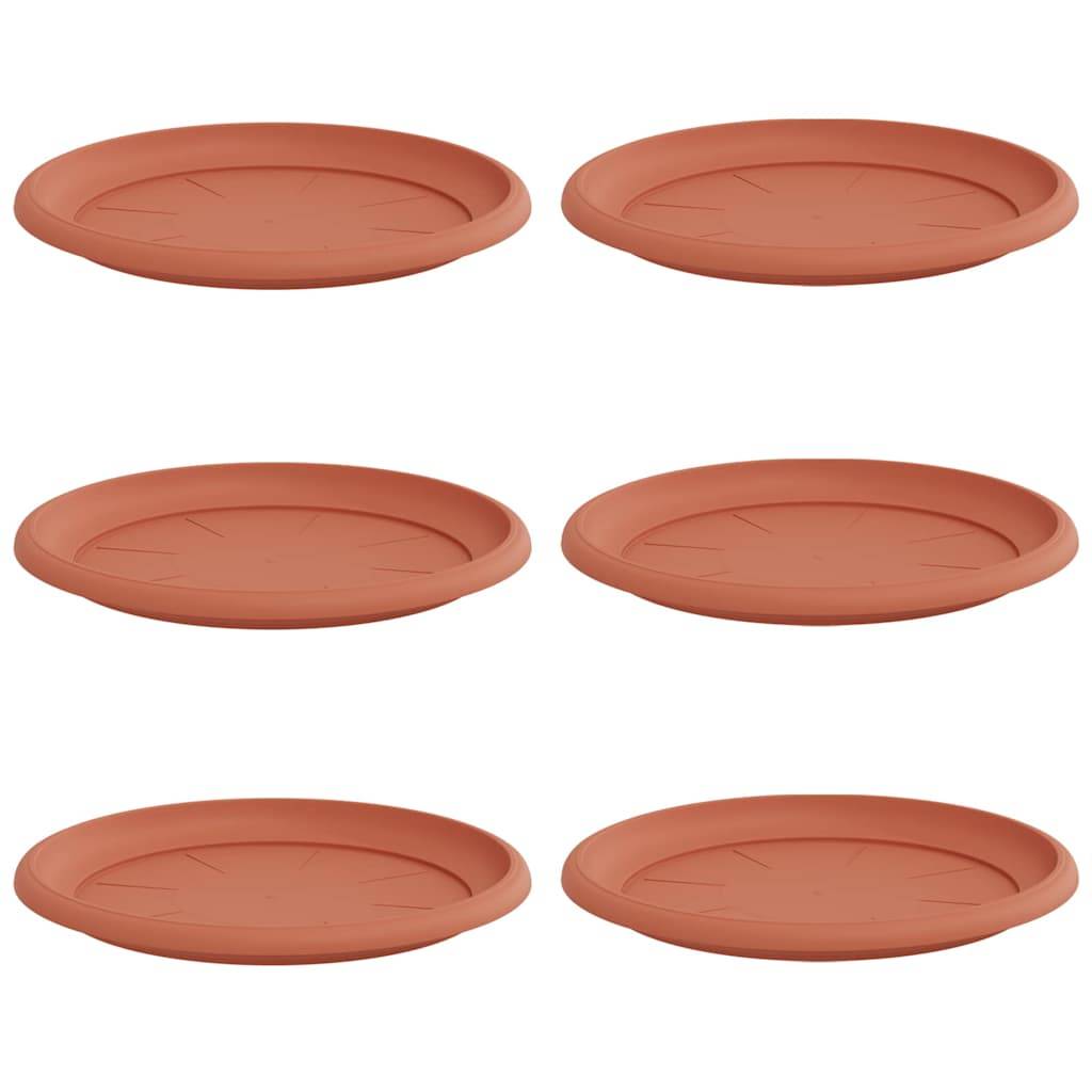 Prolenta Premium - Jardinière plastique rouge  27 x 27 x 2,5 cm  - Prolenta premium p39.2 - Image 2