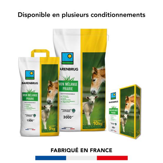 Mélange Prairie - Productif et Appétent - Rapide d'Installation - Très Bonne Pérennité - Production Alimentation pour Animaux - 10KG - BARENBRUG - Image 5