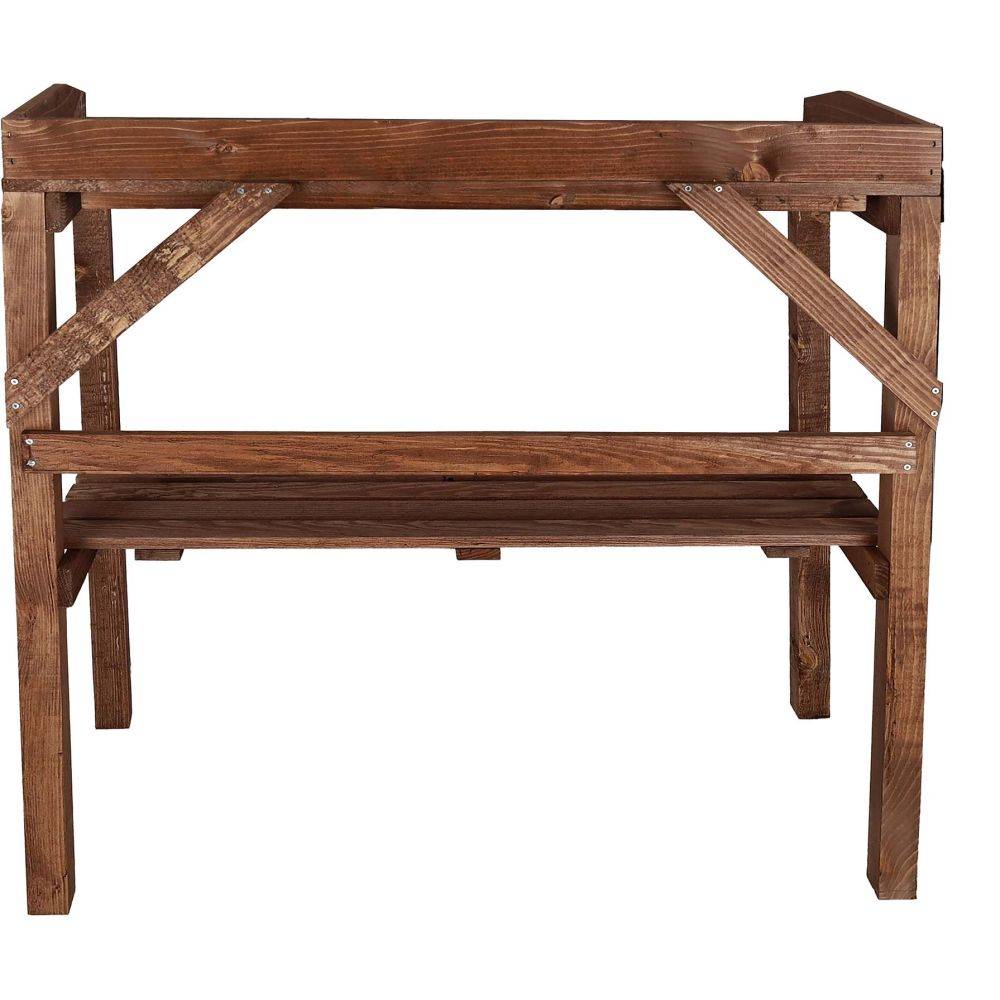 Esschert Design - Table à rempoter en pin Nature Teinté marron Esschert's Garden - Image 4
