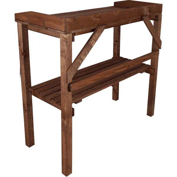 Esschert Design - Table à rempoter en pin Nature Teinté marron Esschert's Garden - Image 7