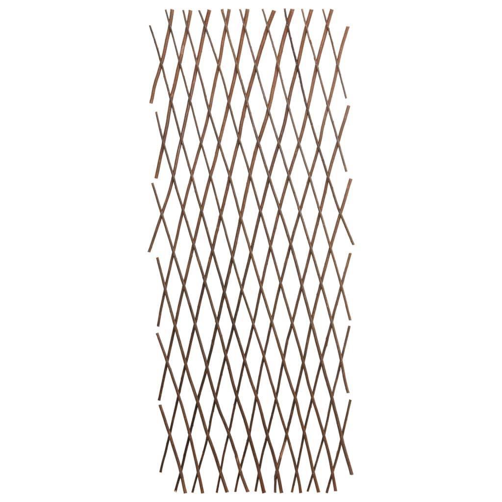 Clôtures en treillis de saule naturel marron 180 x 120 cm - PANGIVO - Image 4