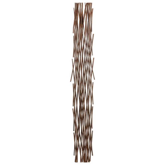 Clôtures en treillis de saule naturel marron 180 x 120 cm - PANGIVO - Image 5