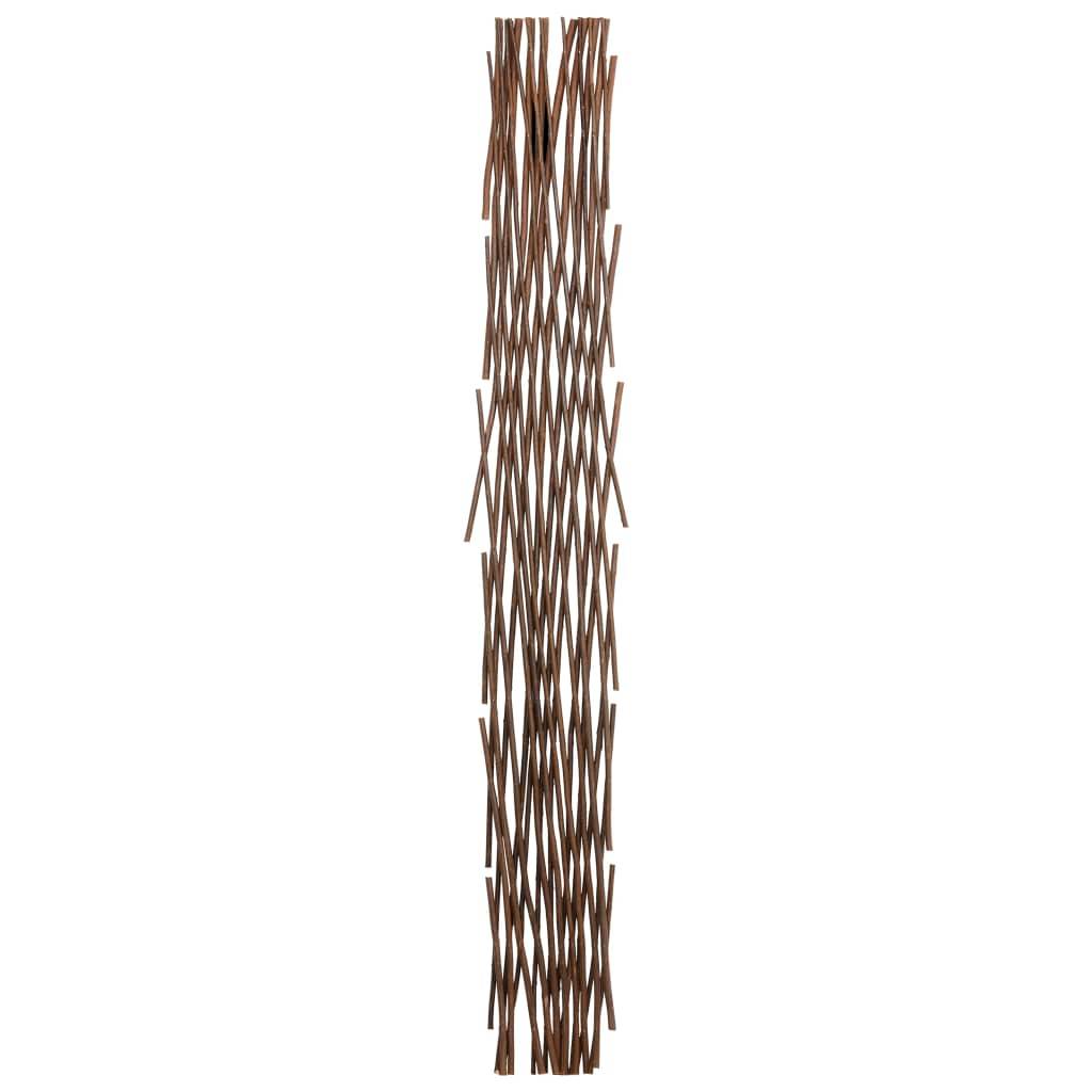 Clôtures en treillis de saule naturel marron 180 x 120 cm - PANGIVO - Image 5
