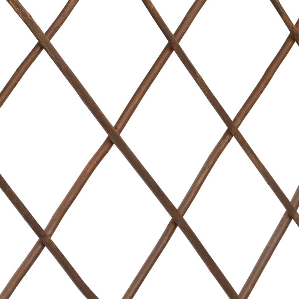 Clôtures en treillis de saule naturel marron 180 x 120 cm - PANGIVO - Image 6