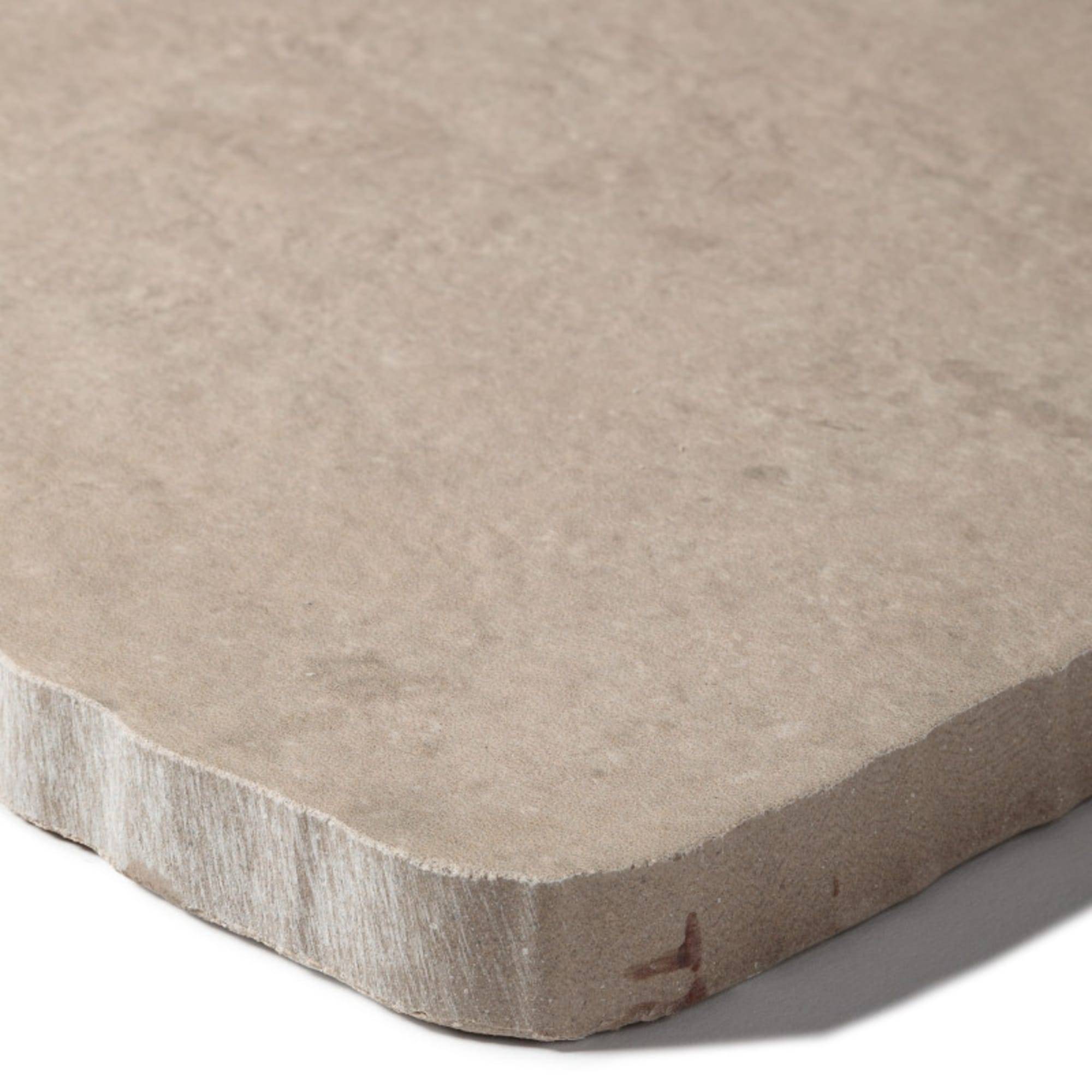 RO'MA Nature - Pas japonais Rectangle Grès cérame effet Pierre Beige 80x40x2 cm (à l'unité) - RO'MA NATURE - Image 2